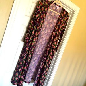 Spring Floral Duster Cardigan